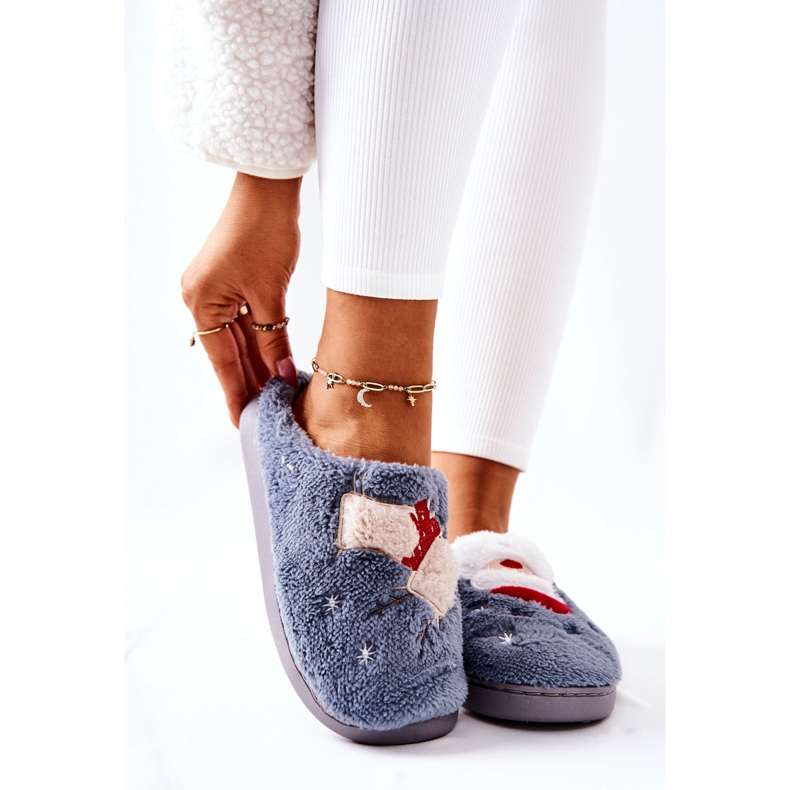 WJ1 Jultofflor jultomten och grå renar 1