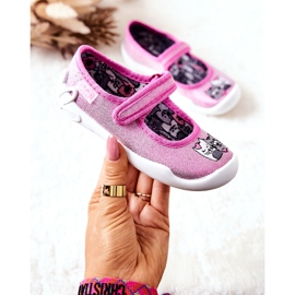 BEFADO S.A. Ballerinatofflor Befado Cats 114X465 Rosa 2