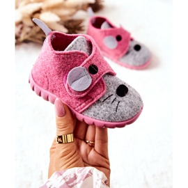 BEFADO S.A. Tofflor Befado Myszka 526P104 Rosa-Grå 2