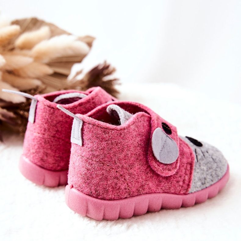 BEFADO S.A. Tofflor Befado Myszka 526P104 Rosa-Grå 1