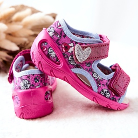 BEFADO S.A. Befado Sandaler Med Kardborre 065X147 Rosa 1