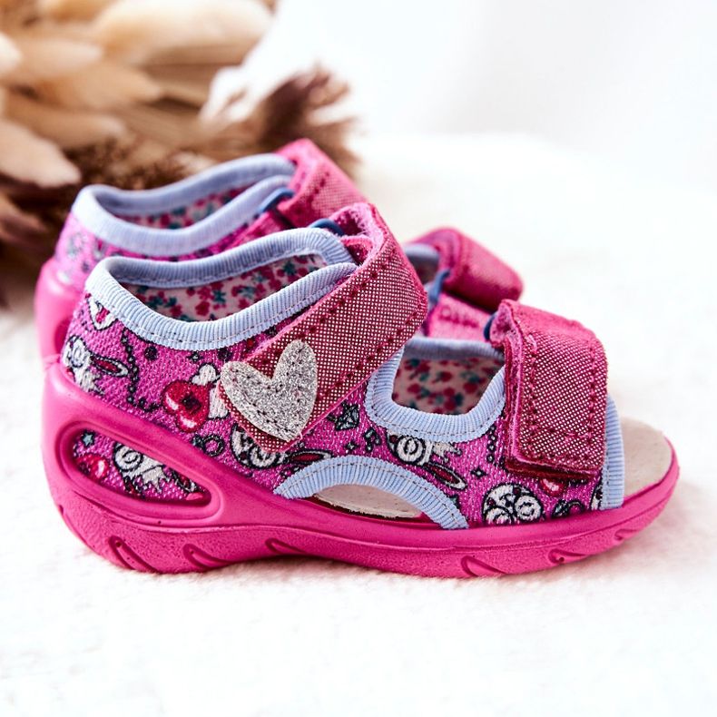 BEFADO S.A. Befado Sandaler Med Kardborre 065X147 Rosa 2