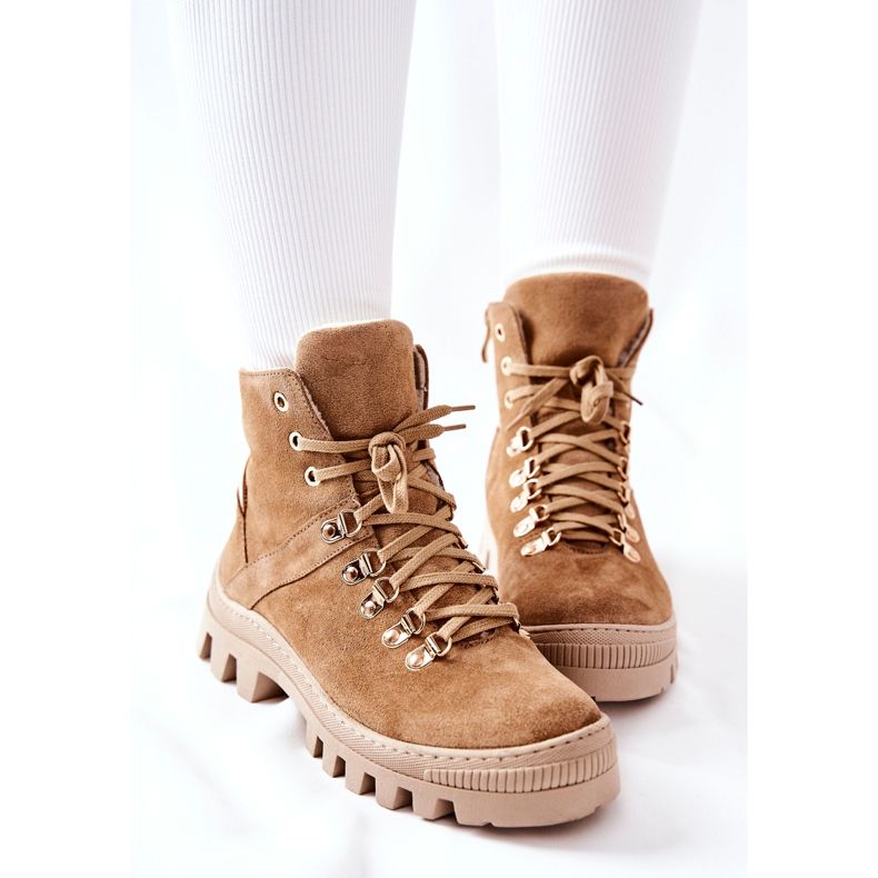 PF1 Varma mockastövlar Beige Sandstorm brun 1