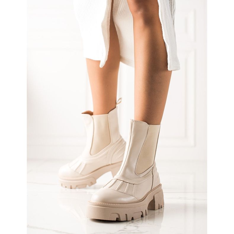 Seastar Beiga slip-on stövlar beige 1