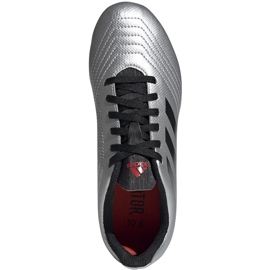 Adidas Predator 19.4 FxG Jr G25822 fotbollsskor silver- 2