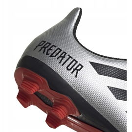 Adidas Predator 19.4 FxG Jr G25822 fotbollsskor silver- 4