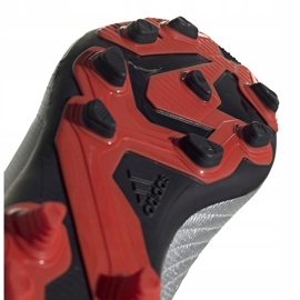 Adidas Predator 19.4 FxG Jr G25822 fotbollsskor silver- 5