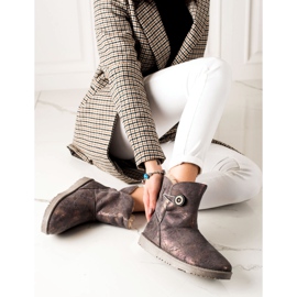 Evento Mukluki med glitter brun 1