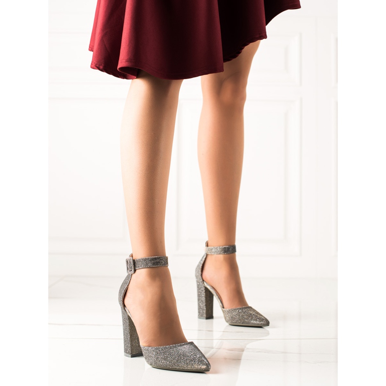 Seastar Silver Glitter Pumps beige 1