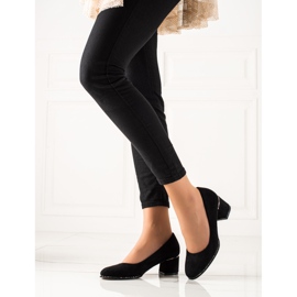 Sabatina Mockapumpar med Cubic Zirconia svart 1