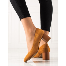 M.Daszyński Kamelpumpar brun gul 2