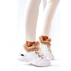 PM1 Vita Shiney-isolerade sportskor i läder 2