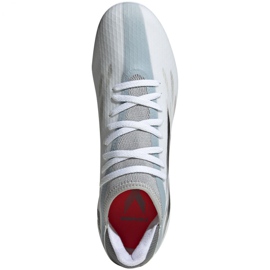 Adidas X Speedflow.3 Mg M FY3270 fotbollsskor blå, vit, grå / silver vit 1