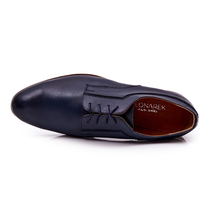 Bednarek Polish Shoes Eleganta läderskor Bednarek 684 Marinblå 1