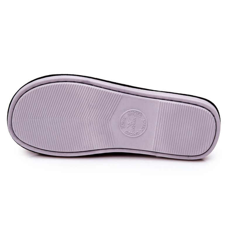 WJ1 Varm brunrutiga tofflor Blase 1