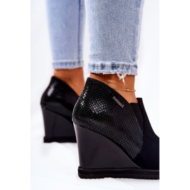 Boots On Wedge Animal Pattern Monnari 0990-020 Svart 2