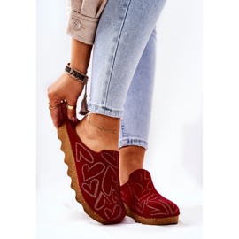 Tofflor Profylaktisk Inblu DK07-016 Röd 2