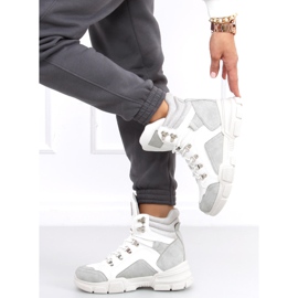 Brita LT.GRAY high-top sneakers vit grå 1