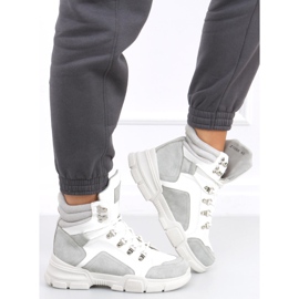 Brita LT.GRAY high-top sneakers vit grå 2