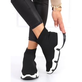 Nova Black strumpor högtoppade strumpor svart 1