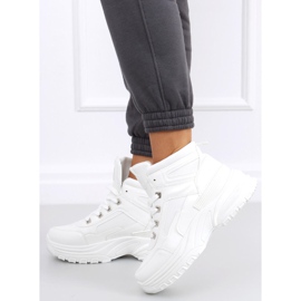 Diana White high-top sneakers vit 1