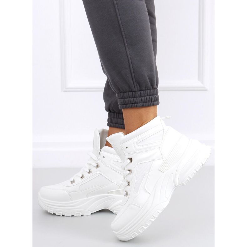 Diana White high-top sneakers vit 1