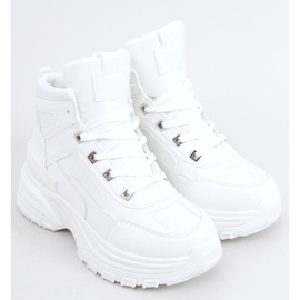 Diana White high-top sneakers vit 2