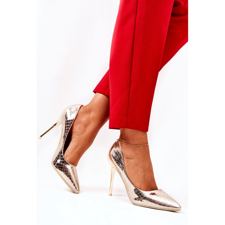 Pins Snake Pattern Golden Tissoria gyllene 1