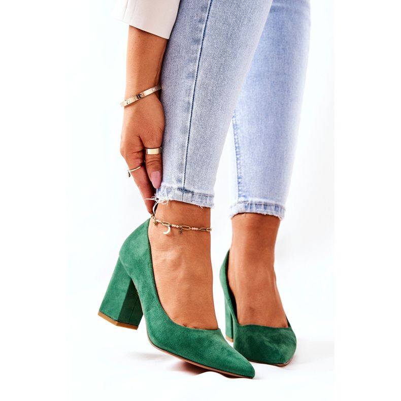 WS1 Pumpar På En Stång Mocka Grön Florena 1