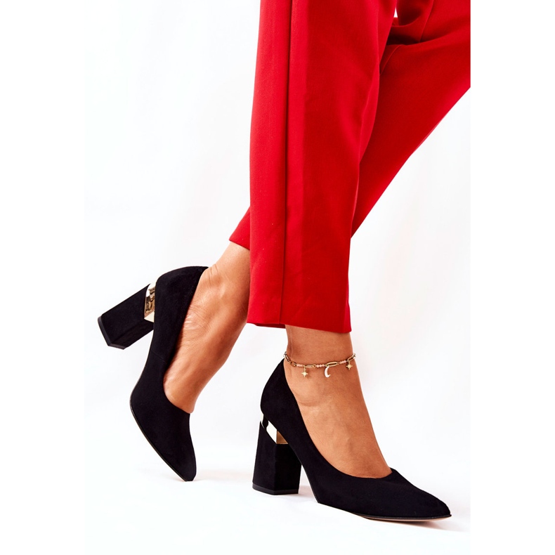 Lewski Shoes Mocka Pumps Lewski 3117 Svart 2