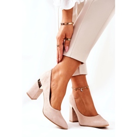 Lewski Shoes Mocka Pumps Lewski 3117 Beige 2