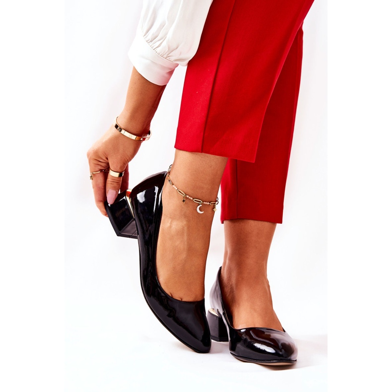 Lewski Shoes Lackade Läder Pumps Lewski 3118 Svart 2