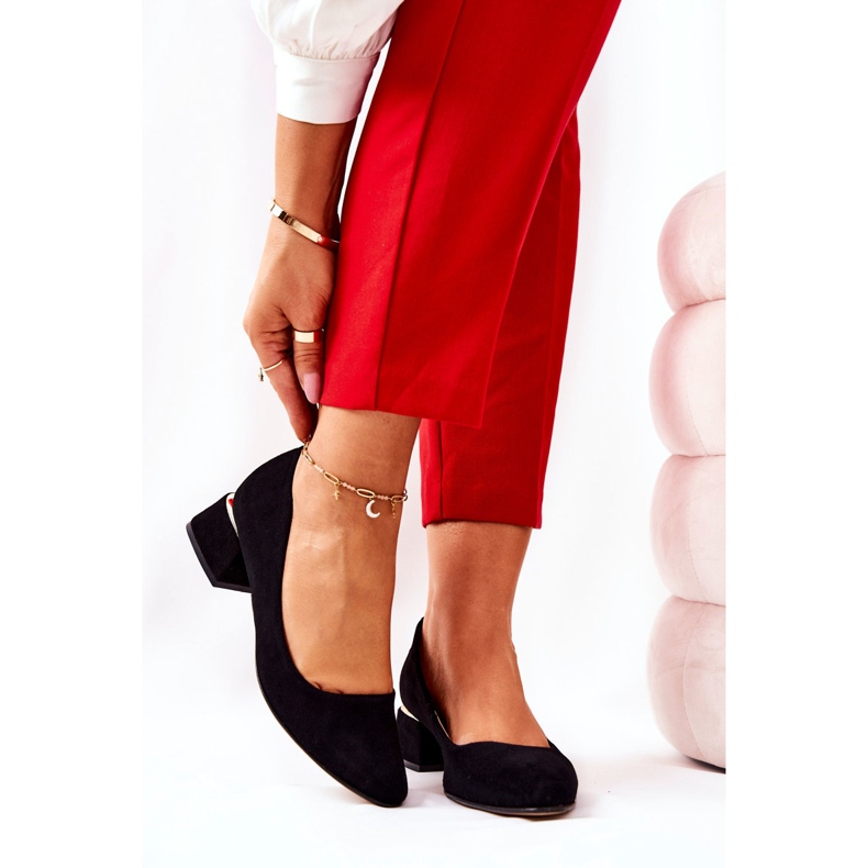 Lewski Shoes Mocka Pumps Lewski 3118 Svart 1