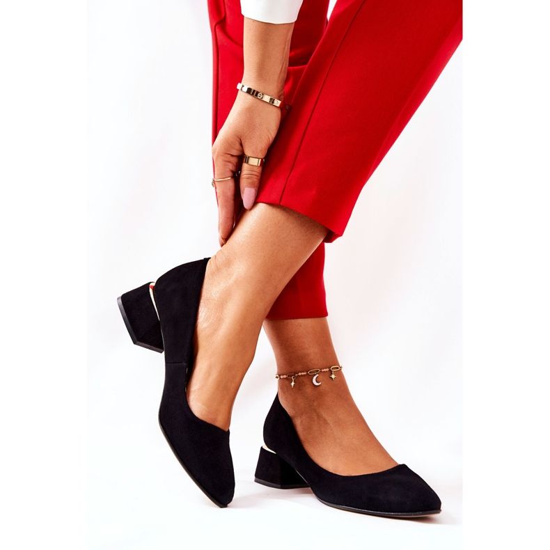 Lewski Shoes Mocka Pumps Lewski 3118 Svart 2