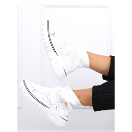 Malin White sock sportskor vit 1