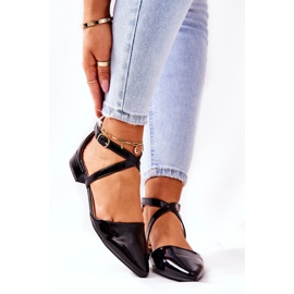 WS1 Patentsvart Giovanna Low Heels Pumps 2