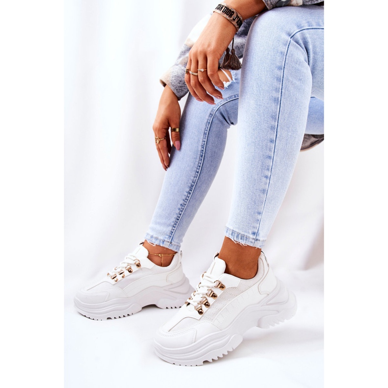 PM1 Sportskor På Vita Flynn-plattformen 1