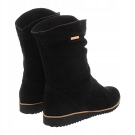 Olivier Läderstövlar Emi Black svart 3