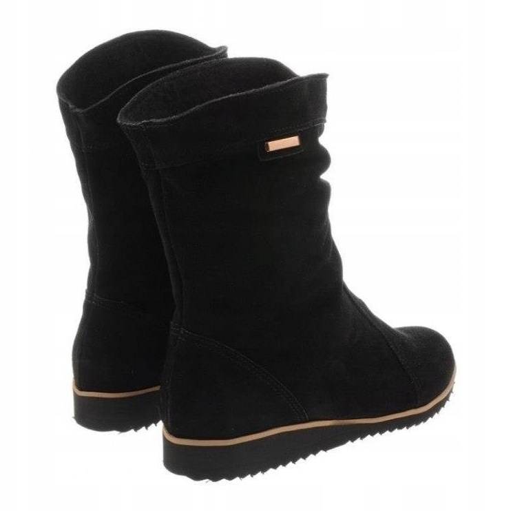 Olivier Läderstövlar Emi Black svart 3