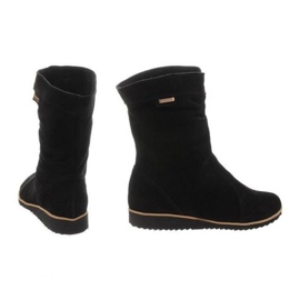 Olivier Läderstövlar Emi Black svart 5