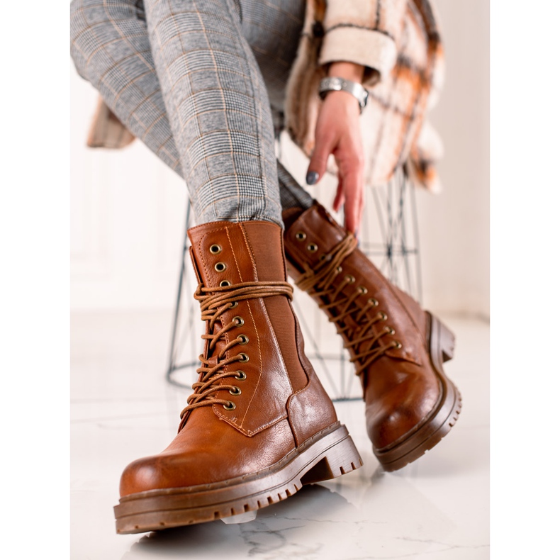 Super Mode Casual Trappers Boots brun 1