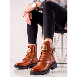 Diamantique Eleganta Arbetare Med Prydnad brun 1