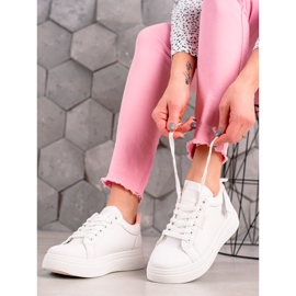 Ideal Shoes Vita Eco Leather Sneakers rosa 1