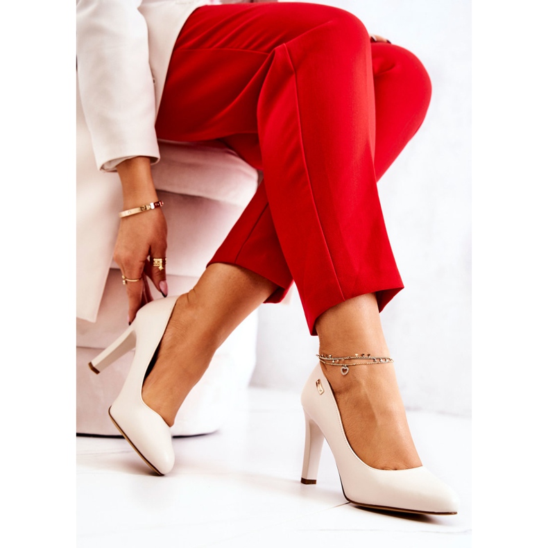 Dampumpar på en klack Sergio Leone Ljusbeige Campbell 2