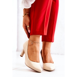 Dampumps Sergio Leone Beige Matte Orsola 2