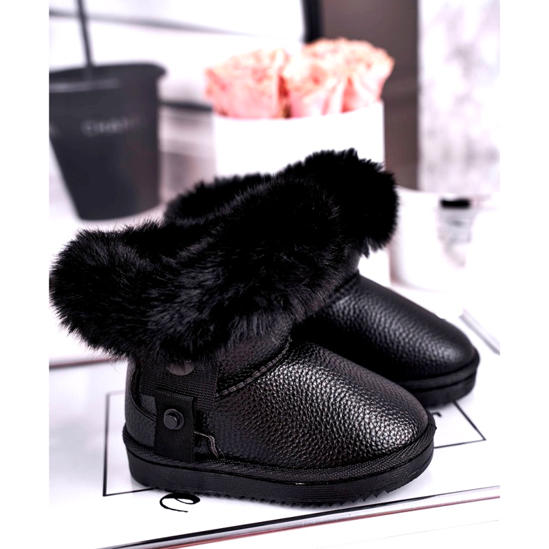 Apawwa Varma barnsnöskor med päls Marella grå 1