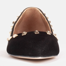 Marco Shoes Ballerinor med dekorativa nitar svart 1