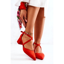 WS1 Pumpar På En Stång Med Spitz Orange Jodie röd 1