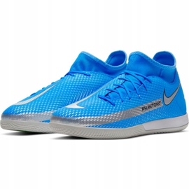 Nike Phantom Gt Academy Df Ic M CW6668 400 fotbollsskor blå 3