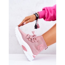 Damsportstrumpor Rosa KeSports 2